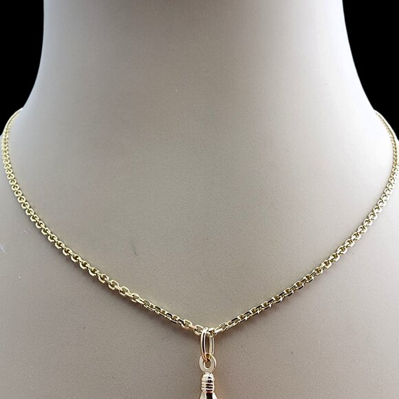 UnoAErre 18 Karat Yellow Gold "Rock On" Pendant #24027 - Picture 2 of 9